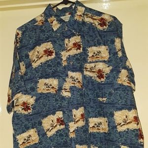 Men's Crossings Button Down Short Sleeve Shirt